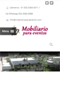 Mobile Screenshot of mobiliarioparaevento.com
